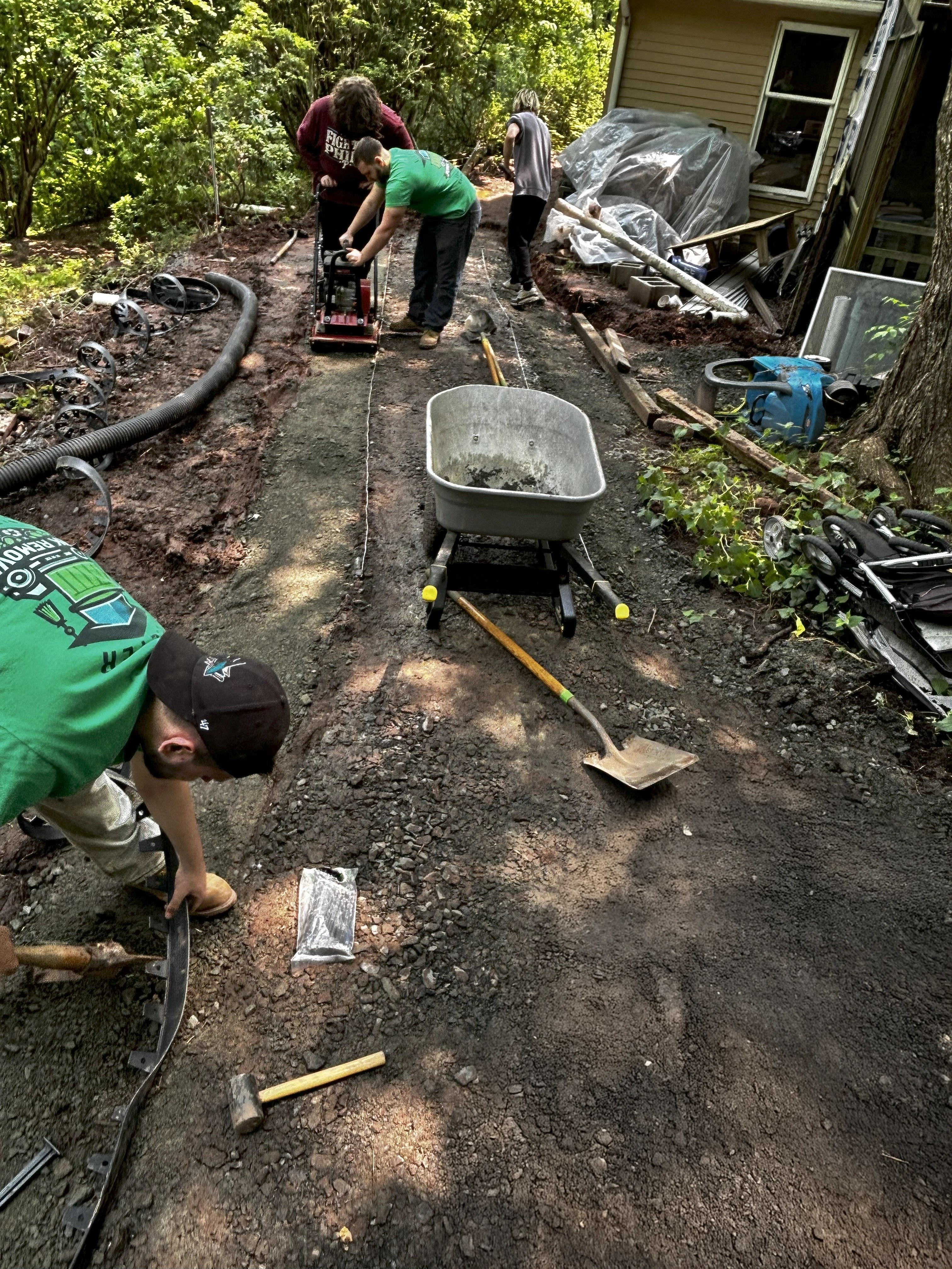 Our team working together